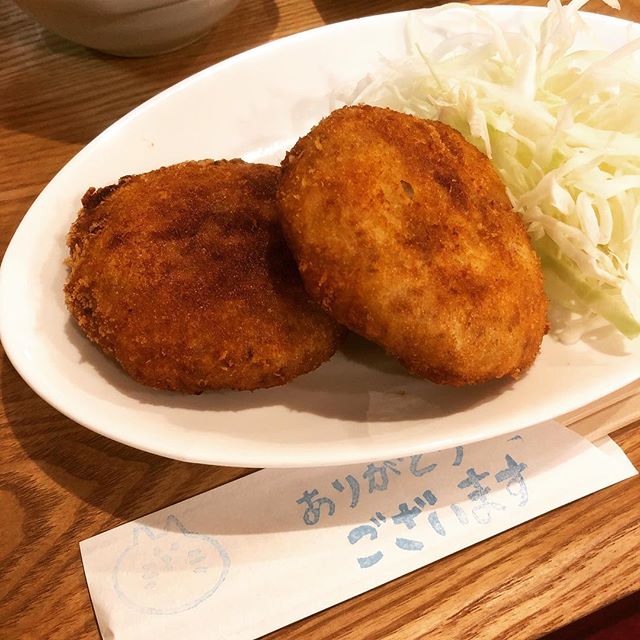 ポテトコロッケを食べました