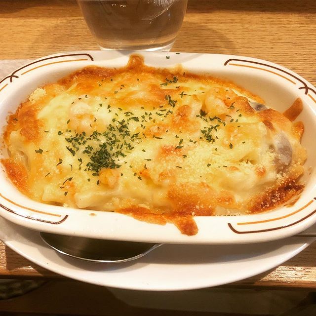 暑いけどグラタンです