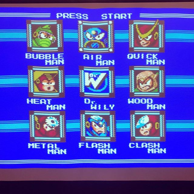 大人の遊び、ロックマン２を大画面で