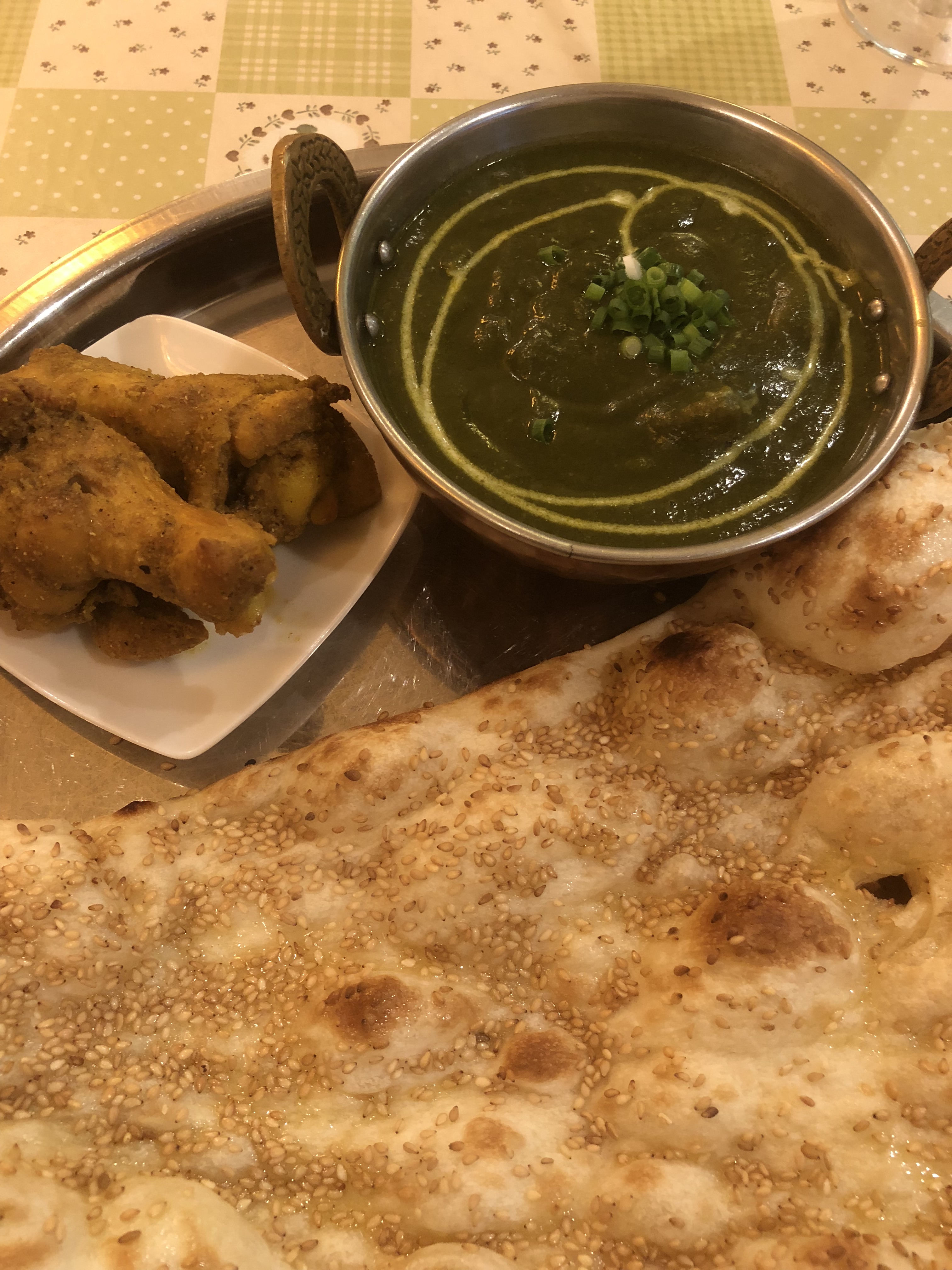 ほうれん草のチキンカレー